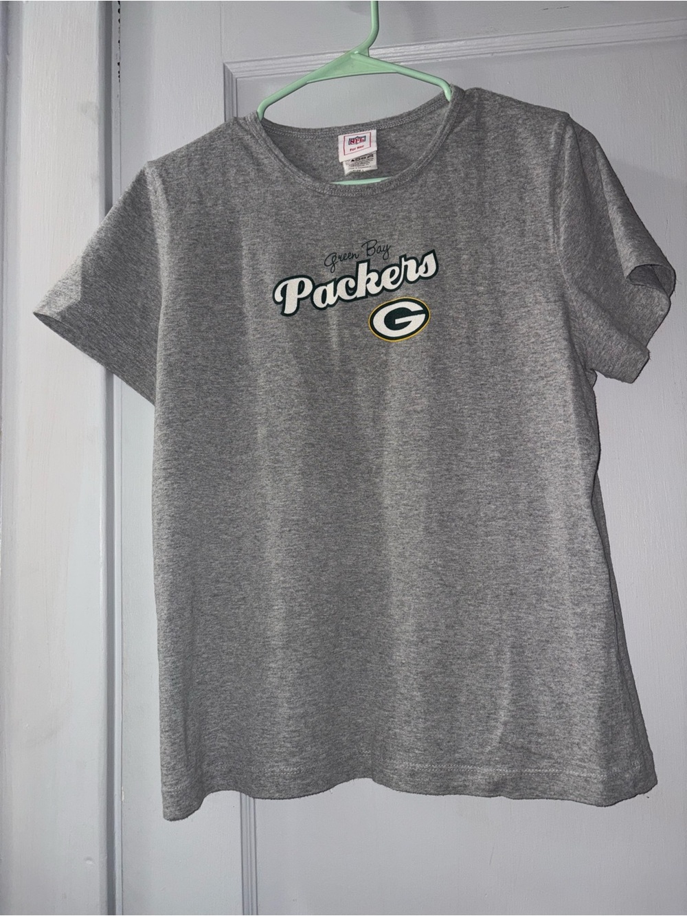Green Bay Packers Women's Short Sleeve Tee - Gray